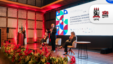 Grupo de Cooperação Internacional de Universidades Brasileiras (GCUB) debate democracia e geopolítica em evento no Recife